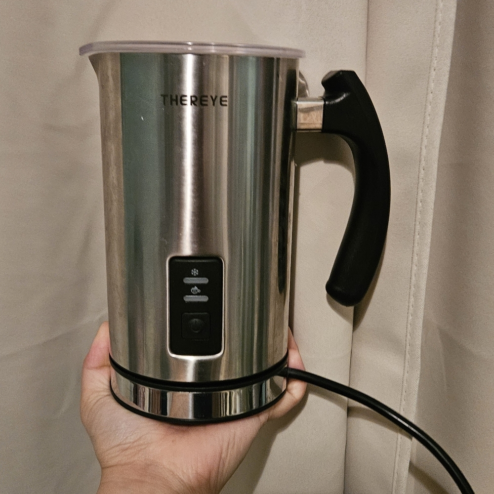 Stainless Steel Milk Frother by THEREYE